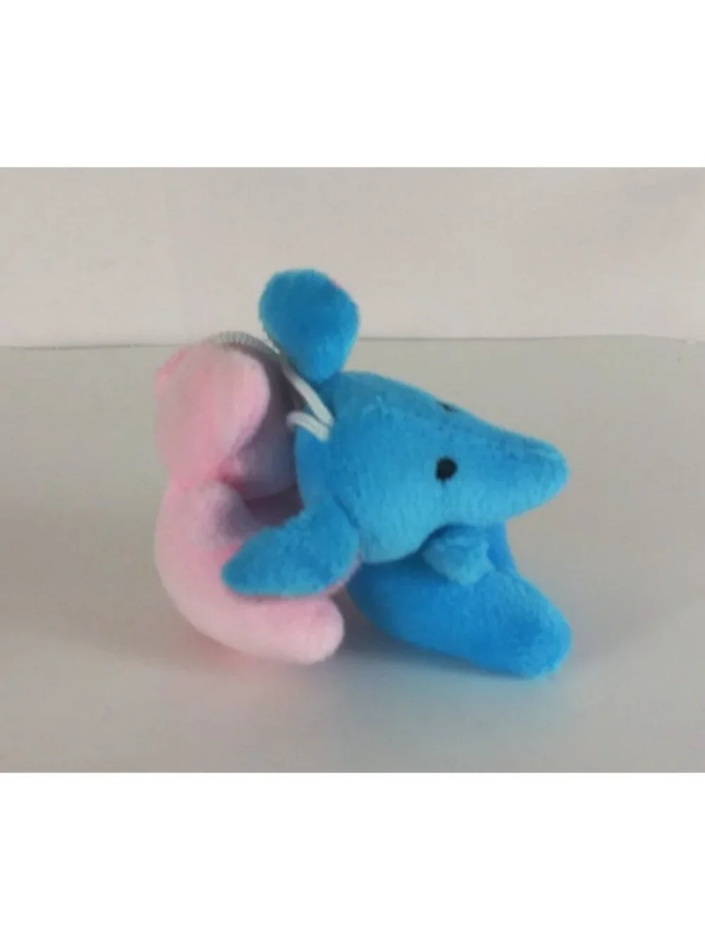 Set Of 2 Foonary Pink Bear & Blue Elephant 2